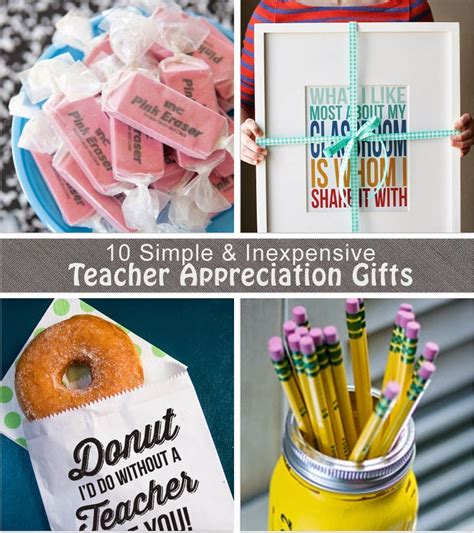 Crafty Teacher Lady: 10 Inexpensive Teacher Appreciation Gift Ideas