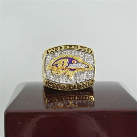 2000 Super Bowl XXXV Baltimore Ravens Championship Ring