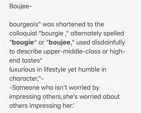 Boujee meaning♡ in 2024 | Words of affirmation, Baddie quotes, Quotes