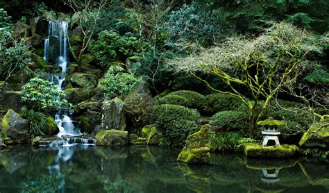 pond, Nature, Rocks, Portland, Oregon, Portland, Japanese, Garden ...