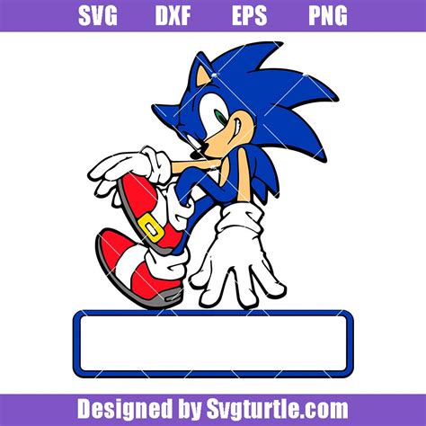 Sonic Custom Name Svg, Happy Birthday Svg, Sonic Svg ...