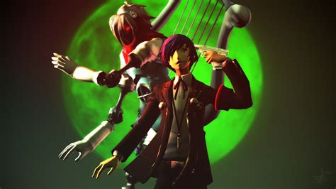 ArtStation - Protagonist + Orpheus (Persona 3)