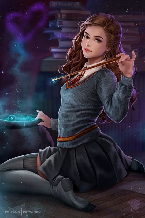 Hermione Granger, Prywinko Art on ArtStation at https://www.artstation.com/artwork/lV3Aee in ...