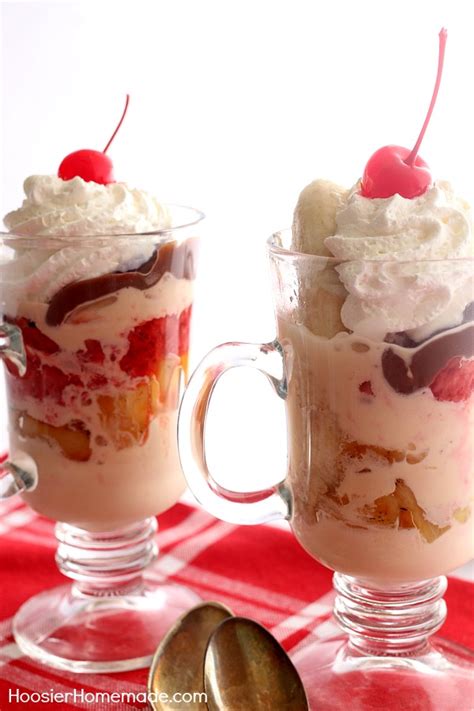 Banana Split Sundaes - Hoosier Homemade