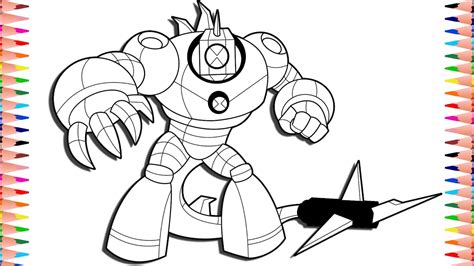 Ben 10 Armodrillo Coloring Pages