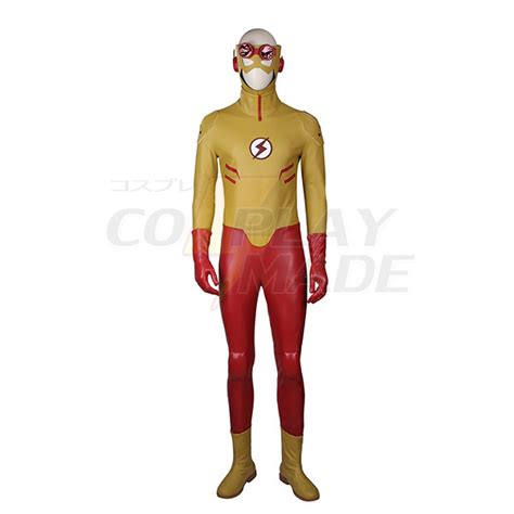 Flash Yellow Cosplay Halloween Costumes Zentai Suit (No shoes) - $138.92 : Cosplaymade.com