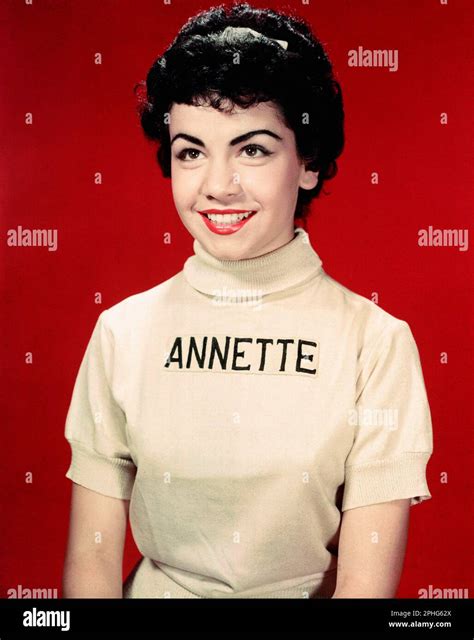 ANNETTE FUNICELLO in THE MICKEY MOUSE CLUB (1955), directed by SIDNEY MILLER. Credit: WALT ...