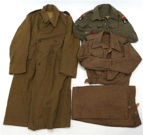 WWII SOUTH AFRICAN ARMY UNIFORM MIXED LOT