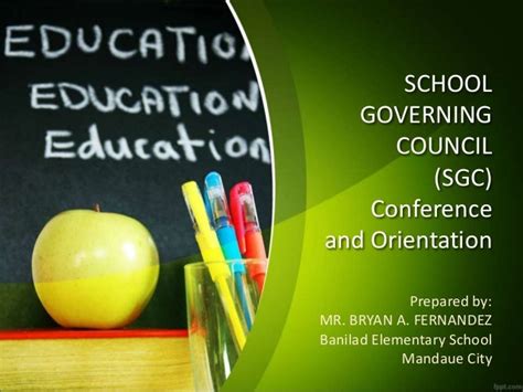 DepEd School Governing Council (SGC) Orientation