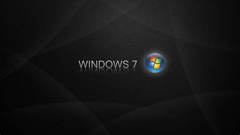 Download Wallpaper 1600x900 Windows 7, Logo, Blue, Orange, Black