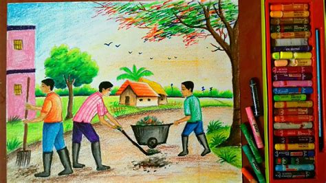 Swachh Bharat Abhiyan Drawing - Swachh Bharat Abhiyan Drawing || Clean India Drawing ...