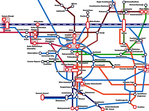 kansai train map copy | Japan Rail Pass and rail travel in Japan complete guide – JPRail.com