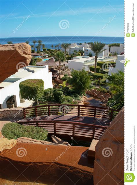 Luxury Resort in Sharm El Sheikh Stock Image - Image of hotel, building ...