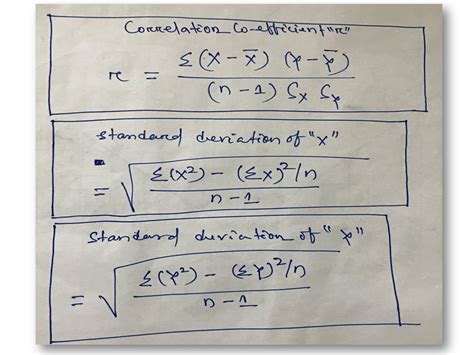 Correlation Formula