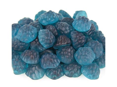 Gummi Blue Raspberries 1 pound gummy candy blue gummy candy - Walmart.com