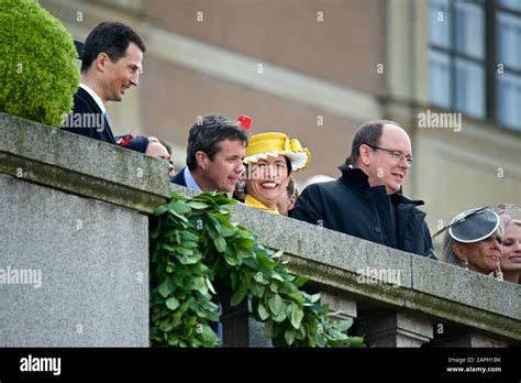 STOCKHOLM, SWEDEN - APRIL 30 2016: The celebration of King Carl XVI ...