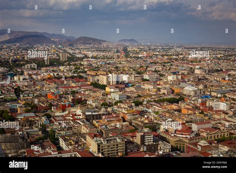 Aerial view of mexico city Stock Photo - Alamy