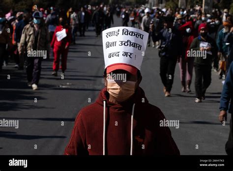 Kathmandu, Nepal. 27th Jan, 2023. On January.27, 2023 in Kathmandu, Nepal. A man from Slum ...