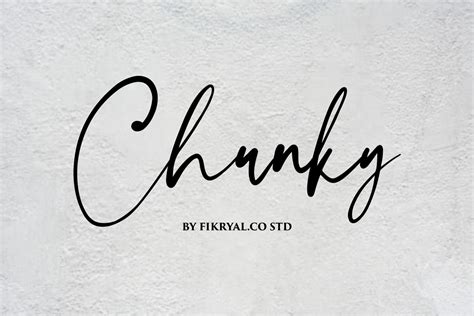 Chunky Font | fikryalstudio | FontSpace