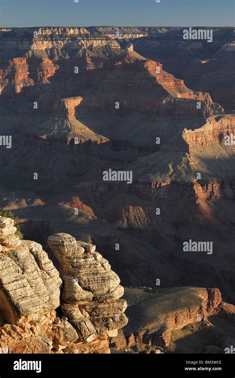 Mather Point Sunrise, Grand Canyon National Park, Arizona, USA Stock ...