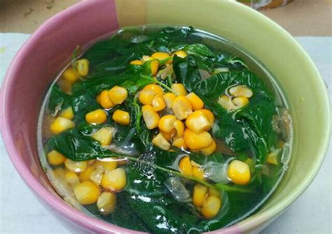 Resep Sayur Bening Bayam Jagung (Tanpa Kencur/Kunci) oleh Winda Astuti ...