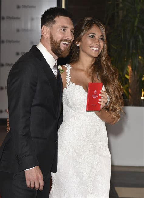 Lionel Messi and Wife Antonella Roccuzzo - Wedding Reception in Argentina 06/30/2017