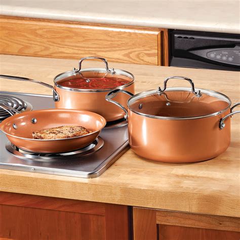 Ceramic Non-Stick Pans Set - Ceramic Pan - Nonstick Pan - Walter Drake