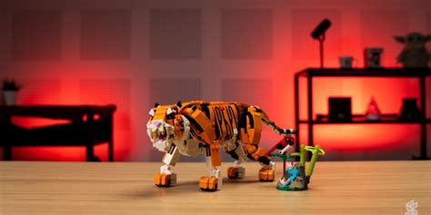 We built the Lego Majestic Tiger set just in time for Chinese New Year ...