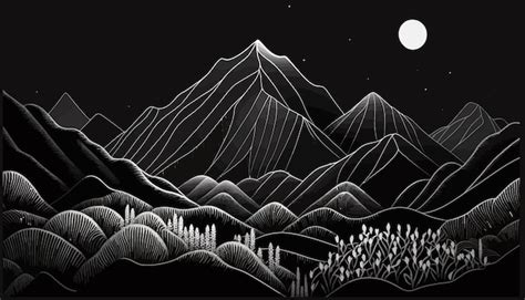 Discover 74+ black and white mountain wallpaper - in.coedo.com.vn