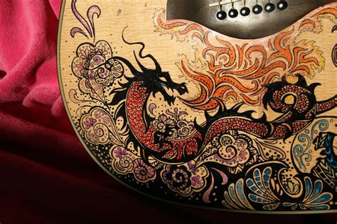 Guitar Dragon by vivsters on DeviantArt