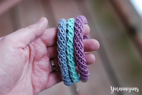 Chunky Crochet Cord Bracelet - Yarnanigans