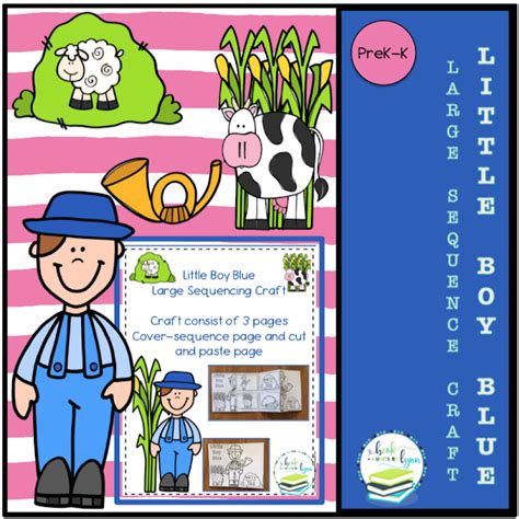 LITTLE BOY BLUE LARGE SEQUENCE CRAFT ~ Book Units by Lynn