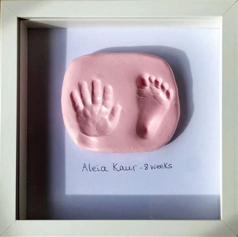 How to create your own baby hand & footprints in clay