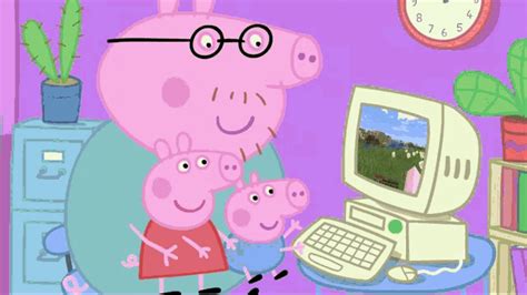 Peppa Pig Eat Pig GIF - PeppaPig EatPig Gaming - Discover & Share GIFs