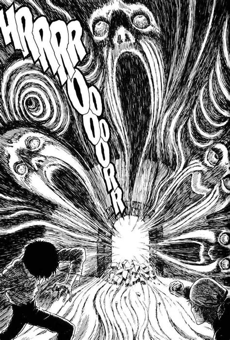 This is a scene from the Uzumaki manga. A horror story about, uzumaki ...