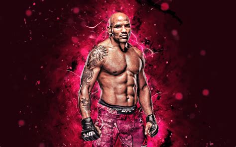 Download Yoel Romero Ufc 4k Neon Pink Wallpaper | Wallpapers.com