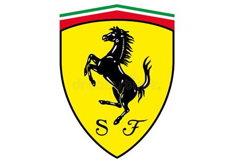 Logo Scuderia Ferrari editorial stock image. Illustration of europe ...