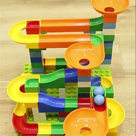 Rolling Ball Toy 139pcs Build Puzzle Block Diy Track - Buy Diy Track ...