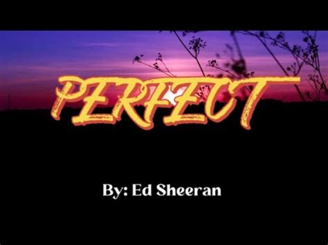 PERFECT by Ed Sheeran | Ssoberry Music - YouTube