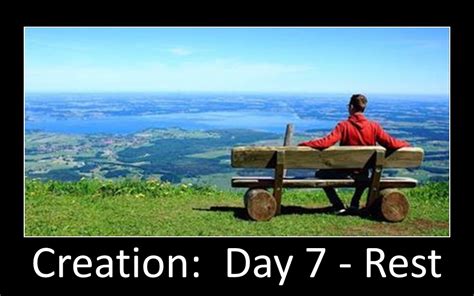 Pastor Chris' Blog: Creation: Day 7 - Rest