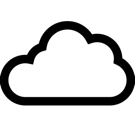 The Cloud Icon - ClipArt Best