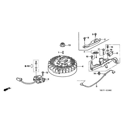 Honda HRX 426 QX Lawnmower (HRX426C-QXE-MATF) Parts Diagram, FLYWHEEL ...