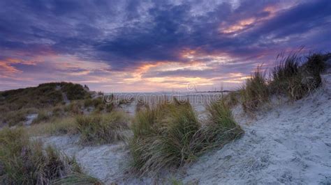 Winter Sunset on the Dunes of East Head in the Chichester Harbour AONB ...