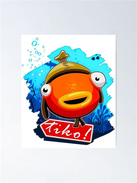 "Tiko Merch tiko fishy" Poster for Sale by ConstaOpitz | Redbubble