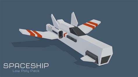 Spaceship LowPoly Pack - 3D Model by Tarasov3D