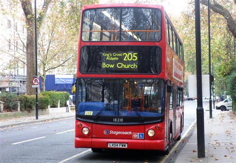 London Bus Routes | Route 205: Bow Church - Paddington | Route 205, Stagecoach London 18210 ...