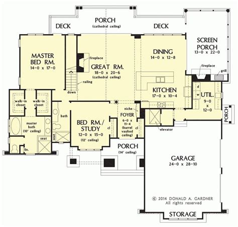 Ranch House Floor Plans with Walkout Basement Lovely House Plan Walkout ...