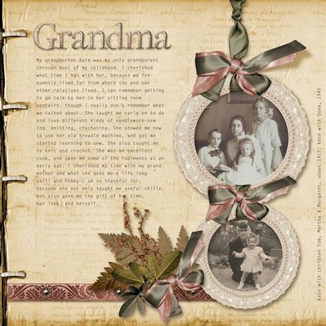 More family history | Heritage scrapbook pages, Family history book, Ancestry scrapbooking