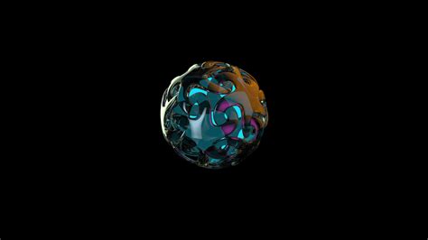 Interlocked Black Glass Ball 4K by hermond on DeviantArt