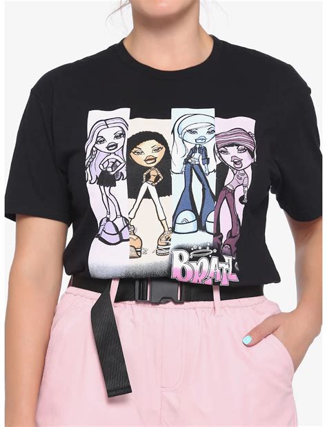 Bratz Characters Panel Girls T-Shirt Middle School Fashion, School Style, Bratz Characters, Pop ...